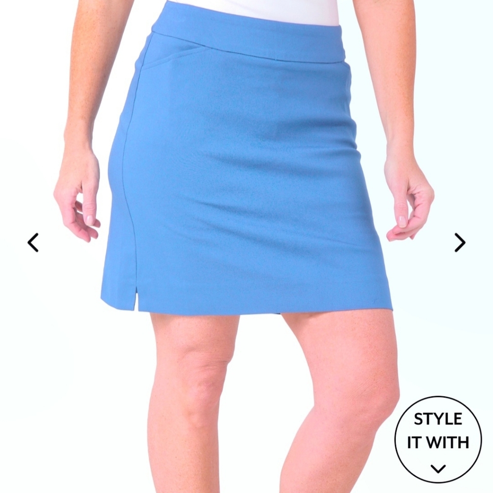 NWOT Coral Bay Skort, Medium Blue, Size Small